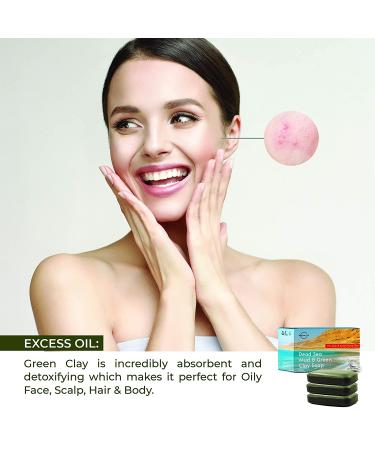 Natural Dead Sea Mud Soap - 3PCS Set for Psoriasis, Acne & Eczema Relief | Organic & Vegan | 4 oz - Buy Online on GoSupps.com