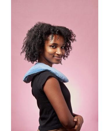 DreamTime Microwaveable Crescent Wrap - Lavender, Lemongrass, and Chamomile Neck and Shoulder Relaxer for Stress Relief - Buy Online on GoSupps.com