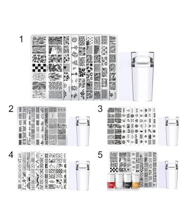 Kasituny Nail Creativity Molding Plate - DIY Steel Nail Stamping Dish Utensil for Unique Nail Art Design - Buy Online on GoSupps.com