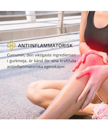 Essentiaglow 30 Turmeric Capsules Joint Health & Flexibility | Natural Inflammatory Inhibitors & Antioxidants | Vegan | 1 Month Supply - Buy Online on GoSupps.com
