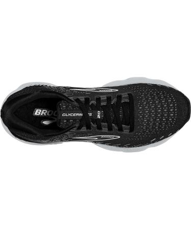 Brooks Women's Glycerin GTS 20 Running Shoe 7.5 | Black/White/Alloy - Buy Online on GoSupps.com
