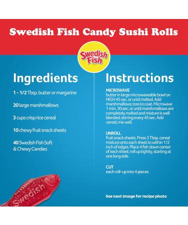 Kraft Swedish Fish Soft & Chewy Candy 8Ounce Bag - Buy Online on GoSupps.com