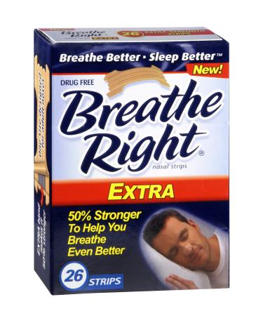 Breath Rite Strips 26ct Size 26ct Breathe Right Extra Nasal Strips