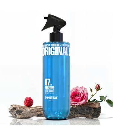 Immortal NYC Reserve 07 After Shave Spray Premier Men's Cologne 17 oz - Exclusive Barbers - Softens Skin - Refreshes/disinfects and Relieves Face and Skin - Moisturizing Formula After Shaving Fresh Floral