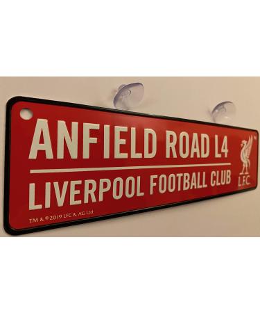 Liverpool Football Club Mini Street Sign Red