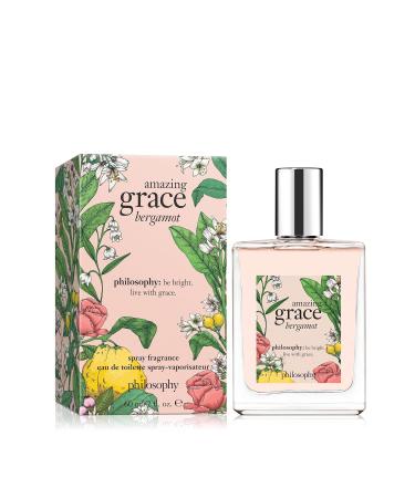 philosophy amazing grace bergamot eau de toilette - bright & floral women's perfume - with notes of bergamot lily of the valley & musk - long lasting fragrance eau de toilette 2 Fl Oz (Pack of 1) - Buy Online on GoSupps.com