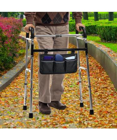 2 PCS wheelchair bag and Reflective Stripes Black and Gray Wheelchair Side Bag Wheelchair Accessories for Seniors Wheelchair Armrest Side Bag for Manual Wheelchair Electric Wheelchairs Rollator and Walker (Black) - Buy Online on GoSupps.com