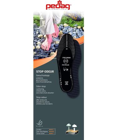 Pedag Stop Odeur Activated Charcoal Odor Absorbing Insoles - 2 Pair - Buy Online on GoSupps.com