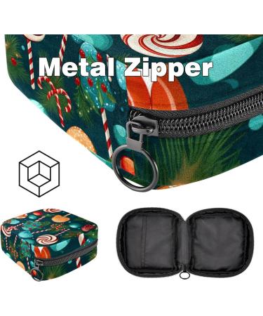 Large Capacity Women s Bands Storage Bag - Menstrual Cup Pocket & Travel Makeup Organizer - Christmas Cheek Pattern Color 8 - Buy Online on GoSupps.com