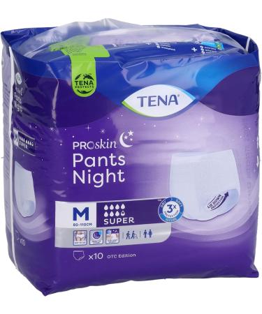 Buy Tena Pants Night Super M Disposable - 10 Pack | Best International Shipping - Buy Online on GoSupps.com