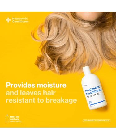 Healpsorin Healthy Hair Psoriasis Conditioner - Camellia Oil, Arginine, Coconut Oil & Vitamin B5 - Relieves Dandruff & Seborrheic Dermatitis - Flake-Free Hair - Buy Online on GoSupps.com