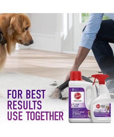 Hoover Paws & Claws Deep Cleaning Carpet Shampoo with Stainguard - 64oz Concentrated Cleaner Solution for Pets | AH30925 - Buy Online on GoSupps.com
