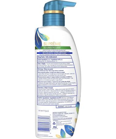 Head & Shoulders Supreme Nourish & Smooth Hair & Scalp Shampoo 350 Milliliters - Buy Online on GoSupps.com