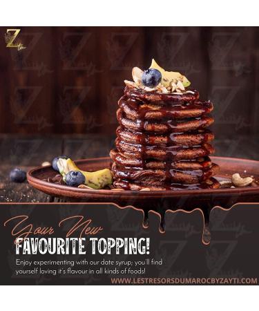 Ajwa Date Molasses from Medina | Date Syrup | Fair Trade | Zayti | 350gr 100% Natural | Natural Date Caramel Syrup - Buy Online on GoSupps.com