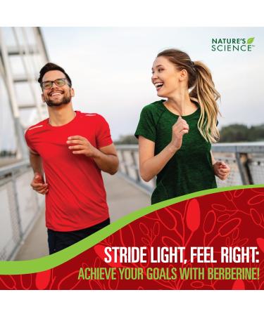 Nature's Science Berberine HCL with Phytosome Green Tea for Weight Management 100% Pure Clinical Grade Berberine HCL for Better Absorption - Helps Metabolism Keeps Full for Longer - 60 Caps - Buy Online on GoSupps.com