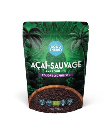 Poudre d A a Sauvage d Amazonie Bio It s Good Energy | 100% Issue de la Nature R colt e de Mani re Durable | Pr serve la For t | Lyophilis e | 8 Plus d Antioxydants 100 Grammes