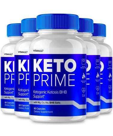 Vitavault (5 Pack) Keto Prime Keto Capsules Support Your Keto Journey with The Power of Capsules