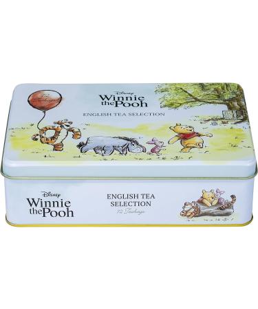 New English Teas Winnie the Pooh & Friends Tea Tin with 72 English Tea Selection Teabags - Buy Online on GoSupps.com
