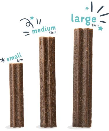 Edgard & Cooper Medium Dog Dental Sticks - Natural Eucalyptus & Apple Chews for Fresh Breath | Low Calorie Long Chewing Treats - Buy Online on GoSupps.com