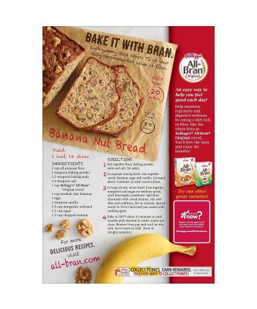 Kellogg's All Bran High Fiber Cereal 18.6oz Box (1 Box) - Buy Online on GoSupps.com