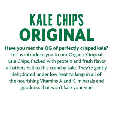 Rhythm Superfoods Organic Kale Chips - Original Flavor, Vegan, Gluten-Free, Non-GMO - 0.75 Oz (Pack of 8) - Buy Online on GoSupps.com