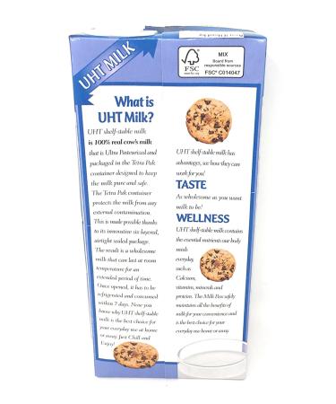 Parmalat 2% Reduced Fat Milk 1 Qt (6 Pack) - Fresh and Creamy Dairy Option - Buy Online on GoSupps.com