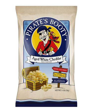 Pirate's Booty Aged White Cheddar Cheese Puffs - 12ct Gluten Free Snacks for Kids - Buy Online on GoSupps.com