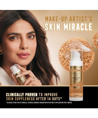 Max Factor Miracle Pure Hydratint Essence Foundation 7 deep up to 24 hours hydration 71 waterbased formula natural coverage vegan formula - Buy Online on GoSupps.com