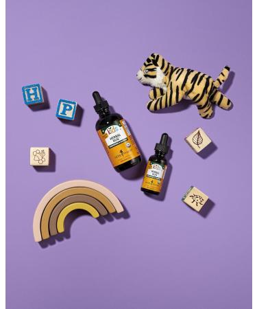 Herb Pharm Organic Kids Herbal Hug: Nervous System Support with Skullcap Passionflower Mullein & Oat Seed | Fast-Absorbing & Alcohol-Free Kid-Friendly Taste Extract for Kids 1 oz* - Buy Online on GoSupps.com