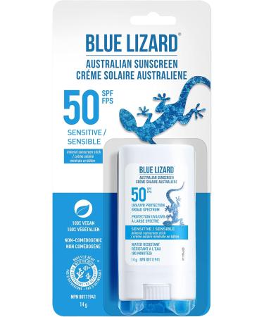 Blue Lizard Senstive SPF 50 Lotion Mineral Sunscreen Bundle (Pack of 2) & Sensitive Sunscreen Stick - 50 SPF + - 14g Sunscreen + Sensitive Sunscreen Stick - Buy Online on GoSupps.com