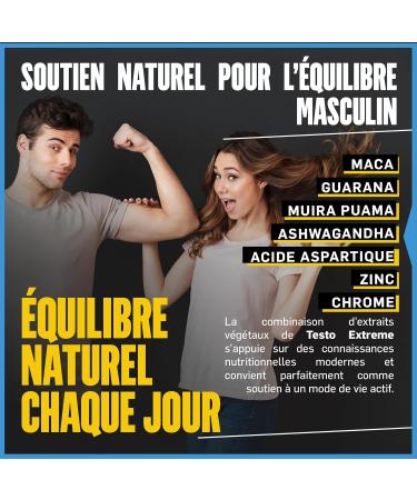 Italian Elite Testo Extreme Elite 120 caps Booster Stimulant nergie 21 ingr dients Maca Tribulus Fenugrec Zinc Arginine Taurine Ashwagandha Vitamines et Min raux. - Buy Online on GoSupps.com