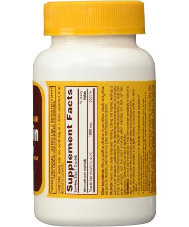 Rugby Niacin Timed Release 1000mg Tablets - 3 Pack - Buy Online on GoSupps.com