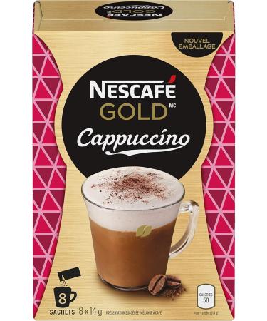 NESCAF Gold Cappuccino Instant Coffee Cappuccino Satchets Cappuccino Flavoured Coffee - Pack of 6 48 Sachets & Gold Mocha Instant Coffee 6 Pack 48 Sachets - Buy Online on GoSupps.com