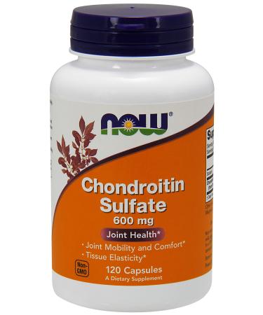 NOW Foods Chondroitin Sulfate 600mg 120 Capsules (Pack of 2)