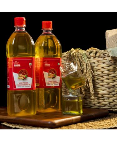 Rigel Spices | Naturally milled Cold Pressed Peanut oil (1L PET (33.8 fl oz)) - Buy Online on GoSupps.com