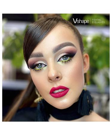 Clavier V-Shape Fishtail C-Curl Tufted Eyelashes 14mm | Kardashian Effect 3D Look | Naturally Beautiful Eyelashes - Shop Internationally! - Buy Online on GoSupps.com