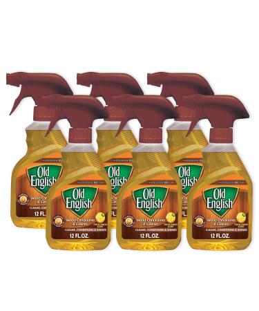Old English Lemon Oil Furniture Polish, 12 Fl Oz Bottle (Pack Of 6) 12 Fl Oz (Pack of 6)