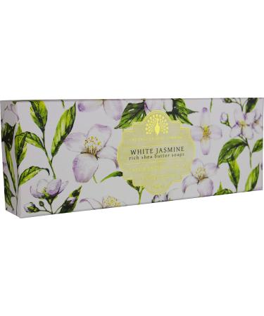 The English Soap Company Gift Boxed Hand Soaps White Jasmine & Sandalwood 3 x 100g