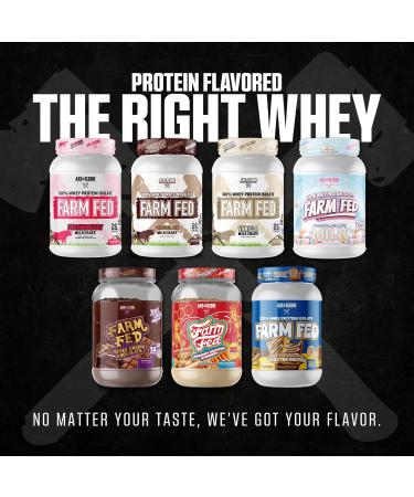 Axe & Sledge Farm Fed 100% Whey Protein Isolate | 25g Protein | Low Carb, Low Sugar, Soy Free, Gluten Free | Protein Powder for Men and Women | Keto | Made in The USA | 28 Servings, Marshmallow Milk - Buy Online on GoSupps.com