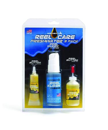 Ardent Freshwater Reel Care 3 Pack / Fishing Reel Cleaner Lubricator & Grease / Includes Reel Butter Grease, Reel Kleen Cleaner, and Reel Butter Oil