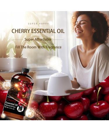 Cherry Blossom Essential Oil 8 Fl Oz and Cherry Essential Oil 16 Fl Oz for Diffuser Humidifier Yoga Cleaning DIY Candle Soap Making Perfume Gift for Essential Oils - Buy Online on GoSupps.com