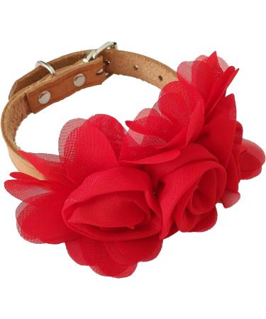 JpGdn Dog Collar Large Flowers 4.9inch Pet Collar Charms Attachment for Small Medium Big Girl Female Cat Puppy Alpaca Rabbit Neck Bows Slides Grooming Accessories 6pcs collar - Buy Online on GoSupps.com
