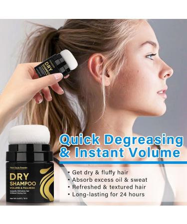 MOSKILA Dry Shampoo Powder - Non-Toxic Unscented Travel Size Hair Powder for Oil Control & Fluffy Hair | Ideal for Men & Women - Buy Online on GoSupps.com