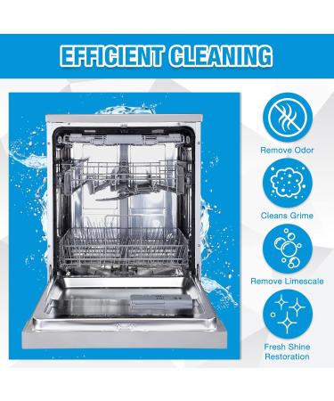 Dishwasher Cleaner Tablets - 24 Pack | Deep Cleansing Descaler & Deodorizer for Limescale & Odor Removal - 12 Month Supply - Buy Online on GoSupps.com