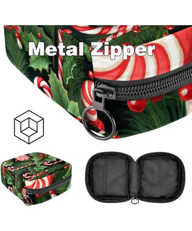 Muooum Christmas Snowflake Menstrual Pouch Bag for Women & Girls | Zippered Tampon Collection Bag - 1 Count - Buy Online on GoSupps.com