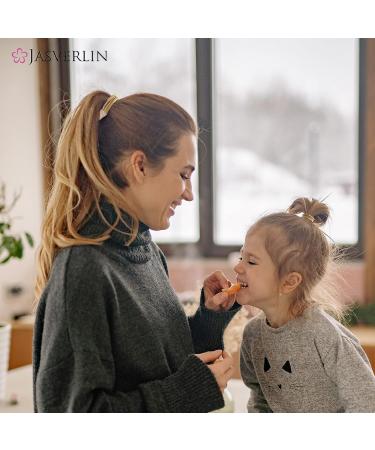 JASVERLIN 2mm Light Blonde Elastic Hair Ties - 80 Pcs Hair Accessories for Women, Girls, Kids - Thin Ponytail Holders for Fine to Medium Hair - No Pull, No Damage Stretchy Rubber Bands - Buy Online on GoSupps.com