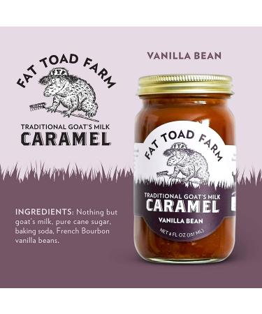 Fat Toad Farm Vanilla Bean Goats Milk Caramel Sauce - 8fl oz Jar (Pack of 1) - Buy Online on GoSupps.com