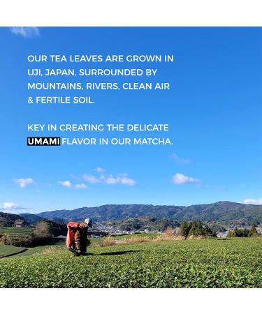 FKRO Organic Ceremonial Grade Matcha Green Tea Powder from Uji Japan | First Harvest Japanese Matcha (30g/1.06oz) Tin - Premium Single Origin - Buy Online on GoSupps.com