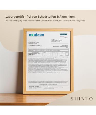 Shinto Bio Matcha tea Platin Ceremonial green tea powder shade & handpicked Direct import from Uji Japan reusable clay vessel 30g - Buy Online on GoSupps.com