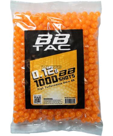 BBTac Airsoft BB 0.12g 6mm 3000 Rounds for Airsoft Guns - Pack of 1000 x 3 Bags - Buy Online on GoSupps.com